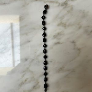 Bracelet with Jet Black Beads